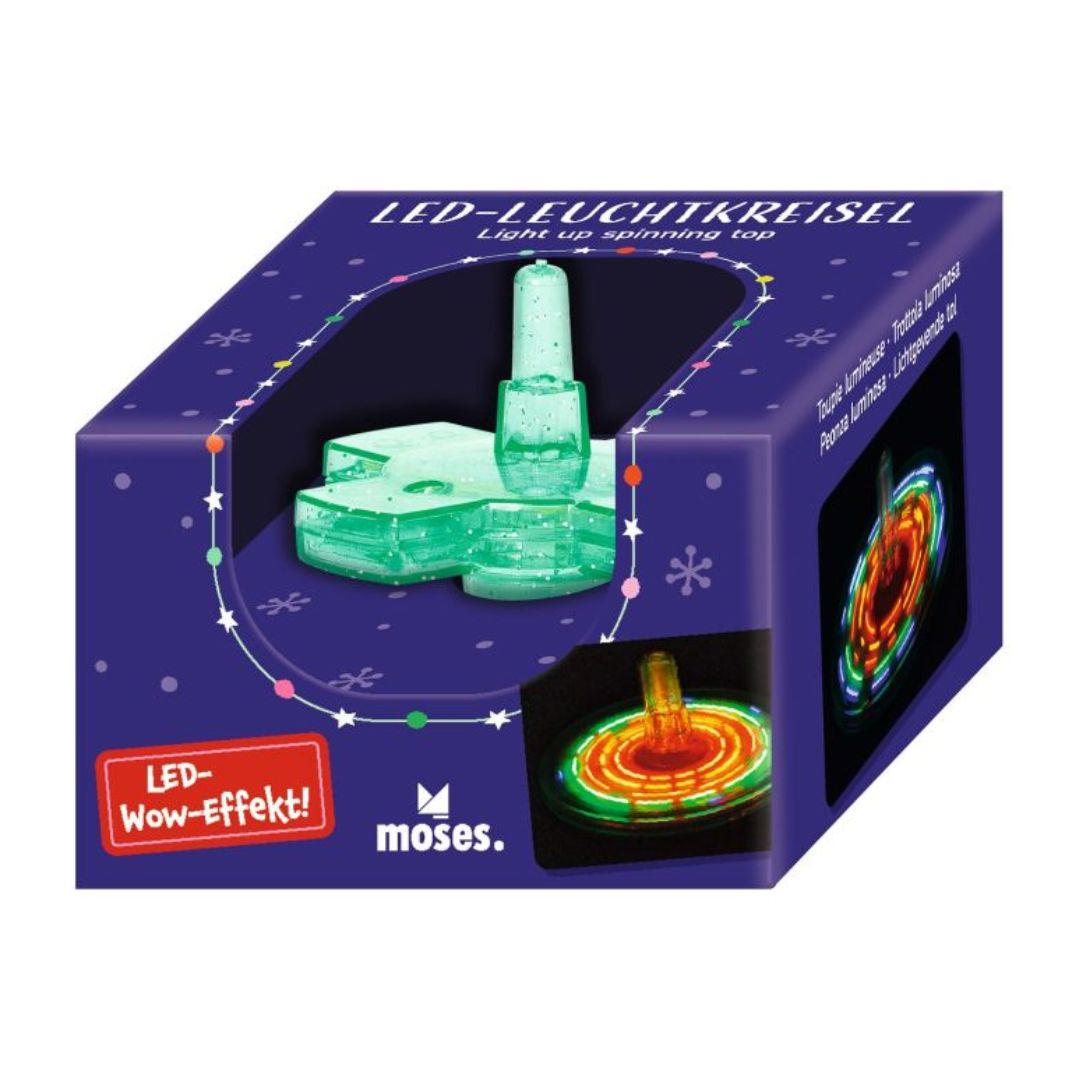 Bunter Wirbelspaß mit Leuchteffekt LED-Leuchtkreisel