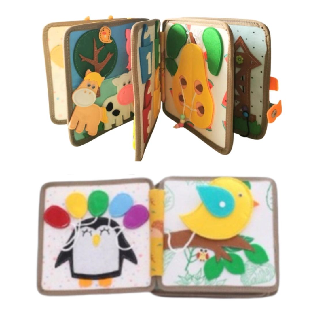 Montessori Beschäftigungsbuch Hirsch für Kleinkinder
