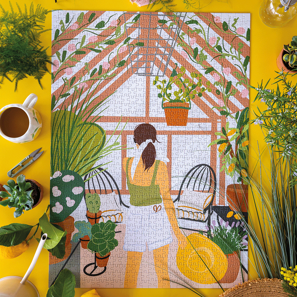 1000-teiliges Puzzle 'Ein Sonntag auf dem Land'