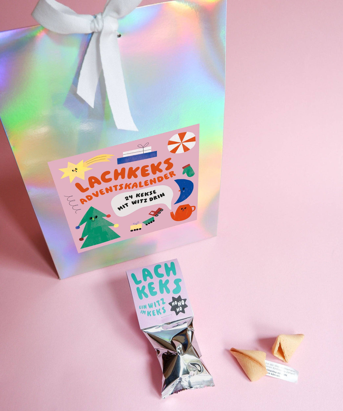 Lachkeks Adventskalender 24 Kekse mit Witz