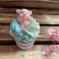 Badecupcake Erdbeere - Schwein