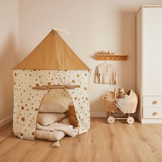 Pop Up Spielzelt 'Golden Dots'