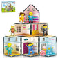 Magnetisches Puppenhaus 'Family Homestead Spielset'
