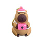 Kawaii Schlüsselanhänger 'Capybara Pompon'
