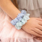 Scrunchie Meerjungfrau Perlmuttperlen pastell blau