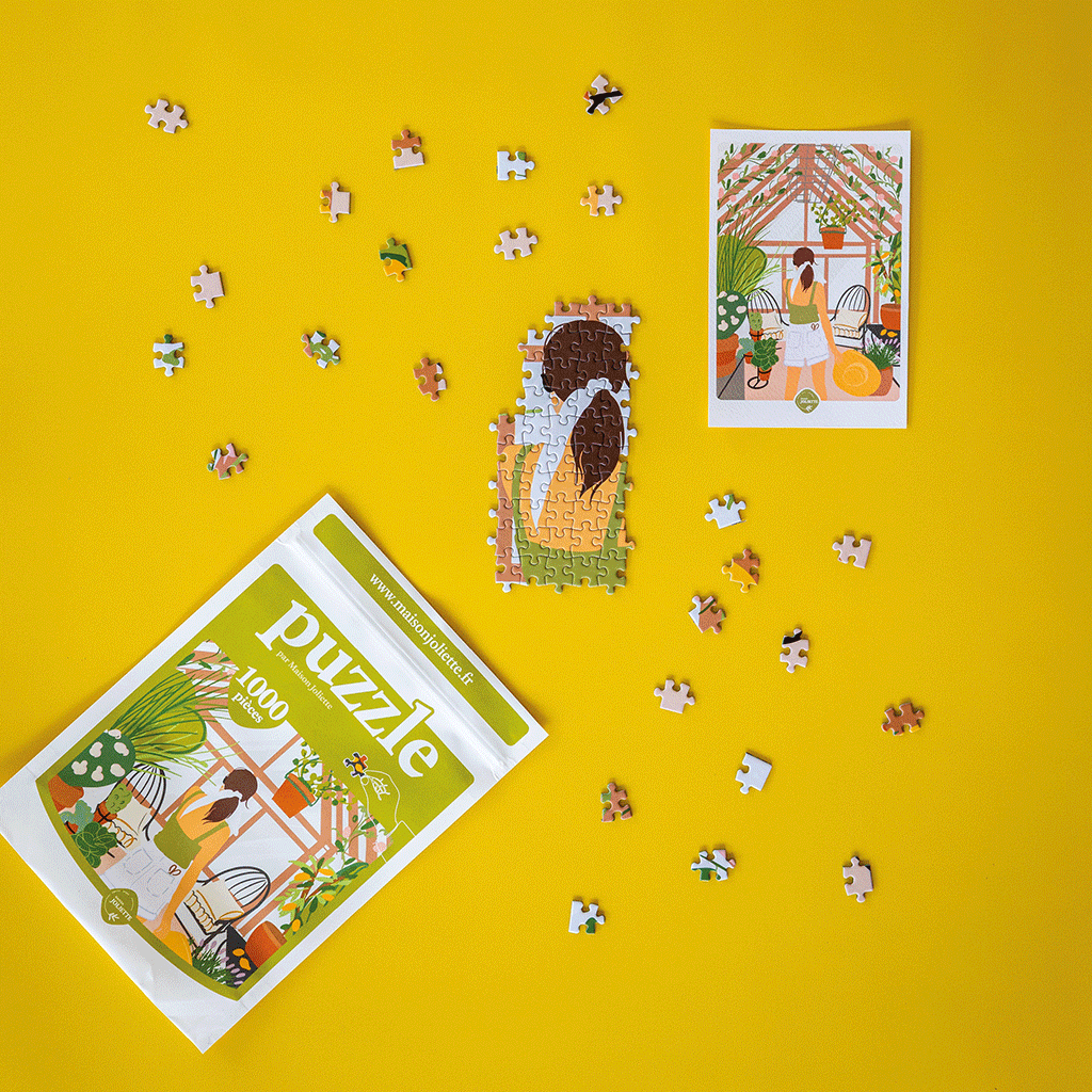 1000-teiliges Puzzle 'Ein Sonntag auf dem Land'