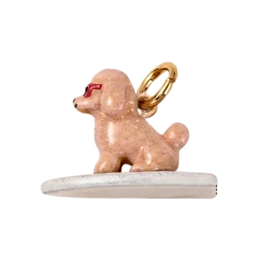 CHARMS | Anhänger 'Puppy' beige