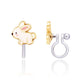 Cutie Ohrclips 'Glitzer Kaninchen' Clip On
