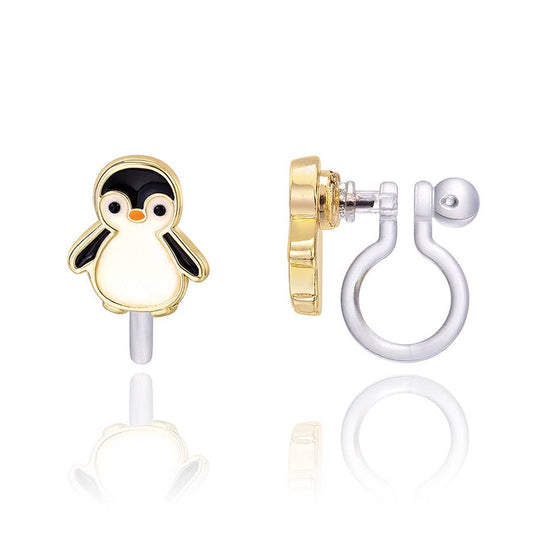 Cutie Ohrclips 'Pinguine' Clip On