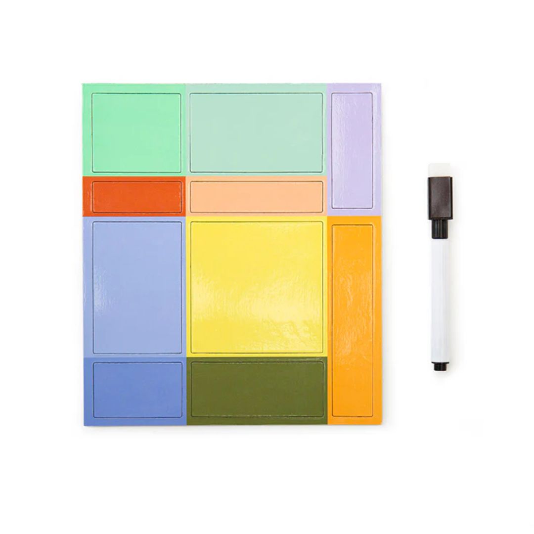 Color Block Memo Magnete