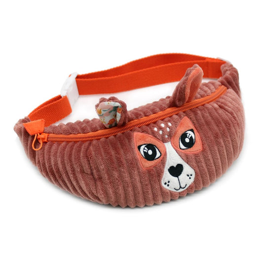 Kinder Bauchtasche aus Cord 'Melimelos der Hirsch'