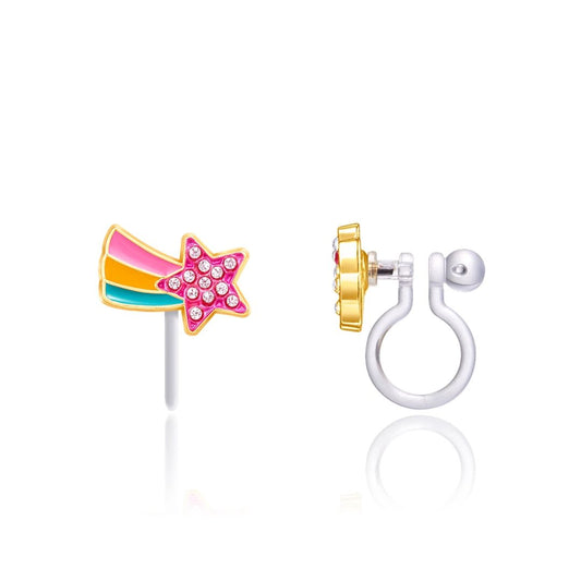 Cutie Ohrclips 'Sternschnuppe Kristall' Clip On