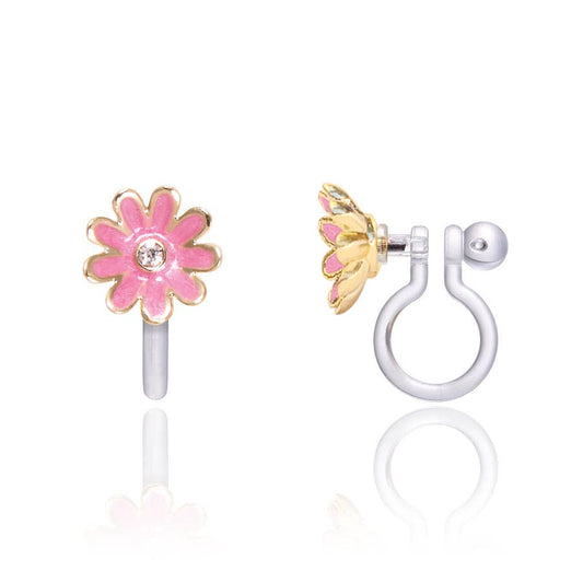 Cutie Ohrclips 'Pink Daisy' Clip On