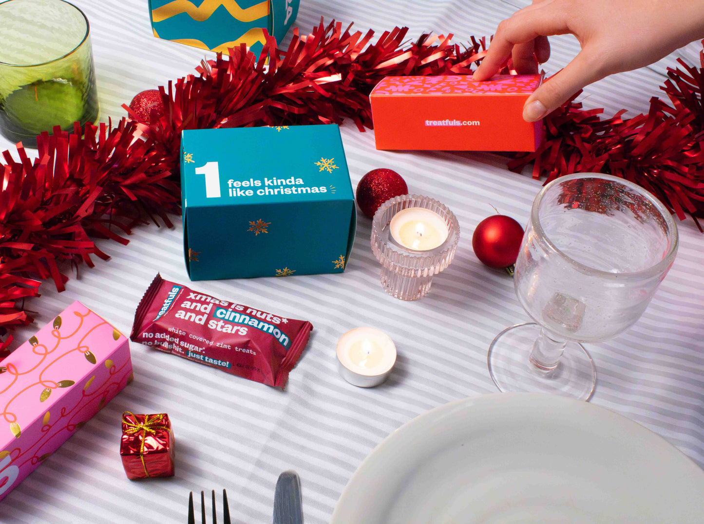 Schokoriegel 'Zimt-Stern' weiße Schokolade