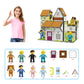 Magnetisches Puppenhaus 'Family Homestead Spielset'