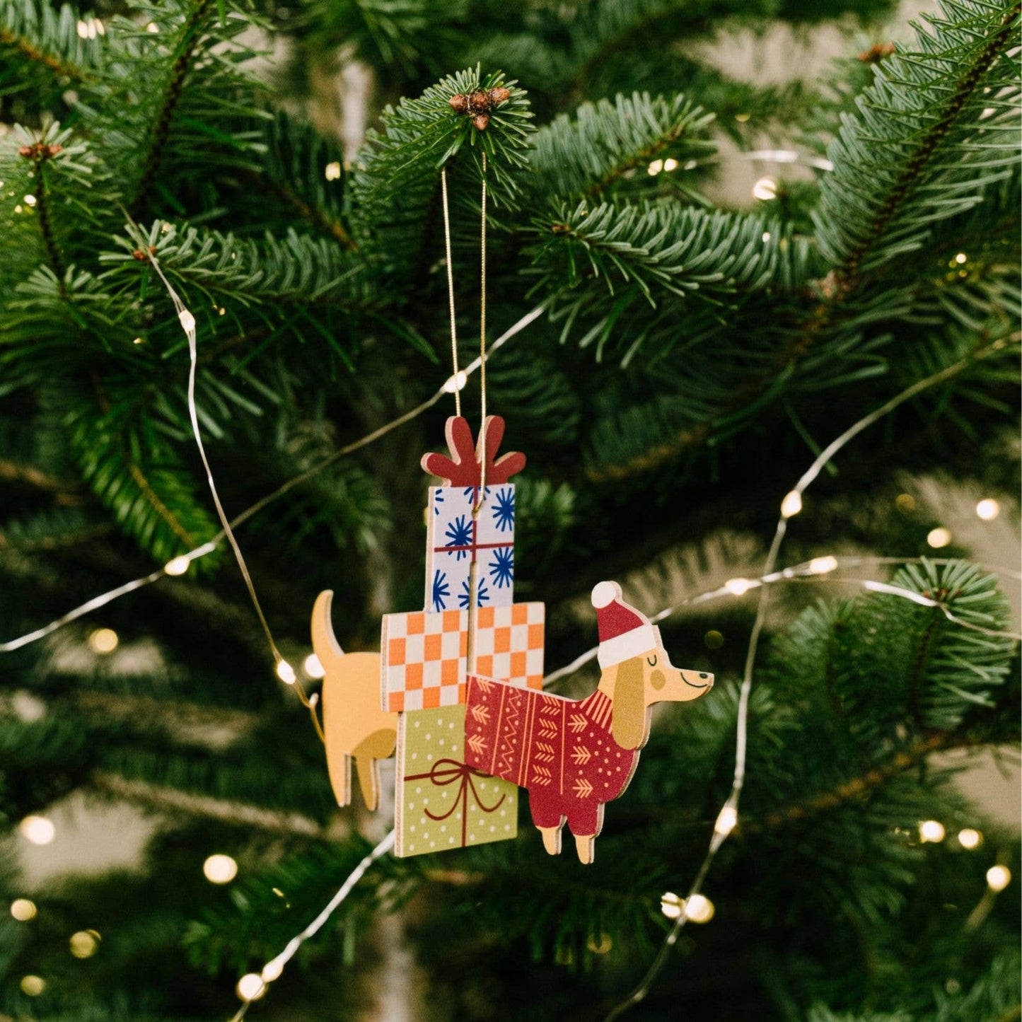 3D-Weihnachtsschmuck 'Christmas Dog'