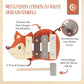Mini Xylophon aus Holz 'Fuchs'