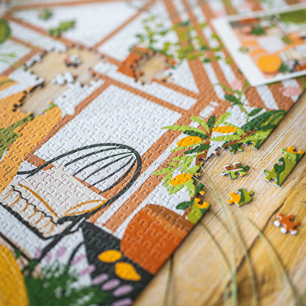 1000-teiliges Puzzle 'Ein Sonntag auf dem Land'