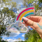 Glücklicher Wolkenfenster-Sonnenfänger | Regenbogenmacher-Zubehör