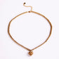 Damen Kette mit Herzanhänger gold