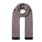 Winter Schal gestreift 'Daily Love' navy blau