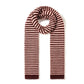 Winter Schal gestreift 'Daily Love' bordeaux