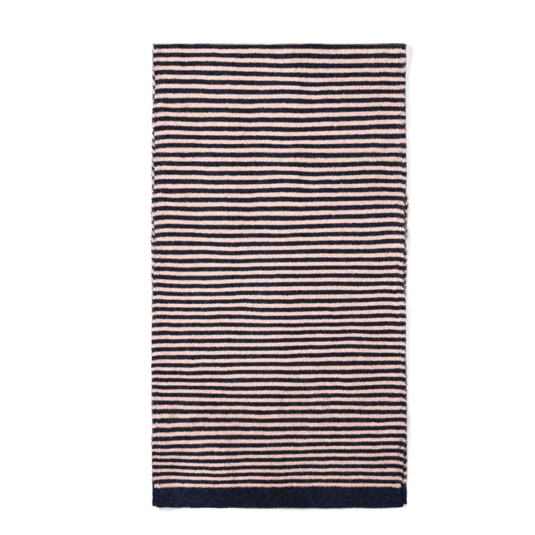 Winter Schal gestreift 'Daily Love' navy blau