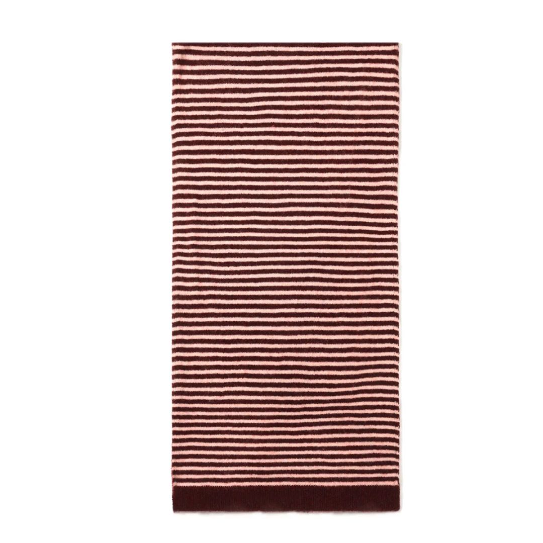 Winter Schal gestreift 'Daily Love' bordeaux