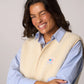 Damen Weste aus Sherpa-Fleece mit Reißverschluss ärmellos beige