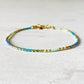 Damen Armband Single 'Miyuki Perlen' water