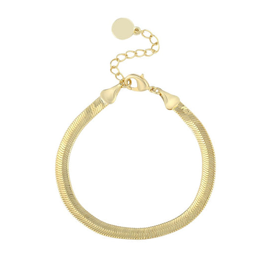 Damen Armband breit 'Basic' gold