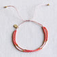 Doppeltes Miyuki-Armband lachs/orange/nude