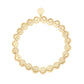 Elastisches Damen Armband  'Smileys' gold
