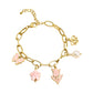 Damen Armband 'Rose Bonbon' gold