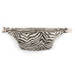 Damen Gürteltasche mit Zebra-Muster 'Zebrou Greige'