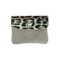 Damen Brieftasche Klein aus Leder leo/silber