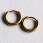 Damen Ohrringe Creolen gold 'Basic' 10 mm