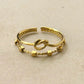 Damen Ring verstellbar 'Mai' gold