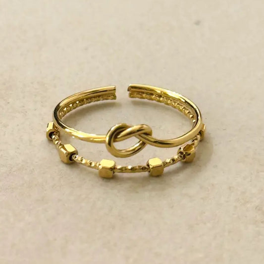 Damen Ring verstellbar 'Mai' gold