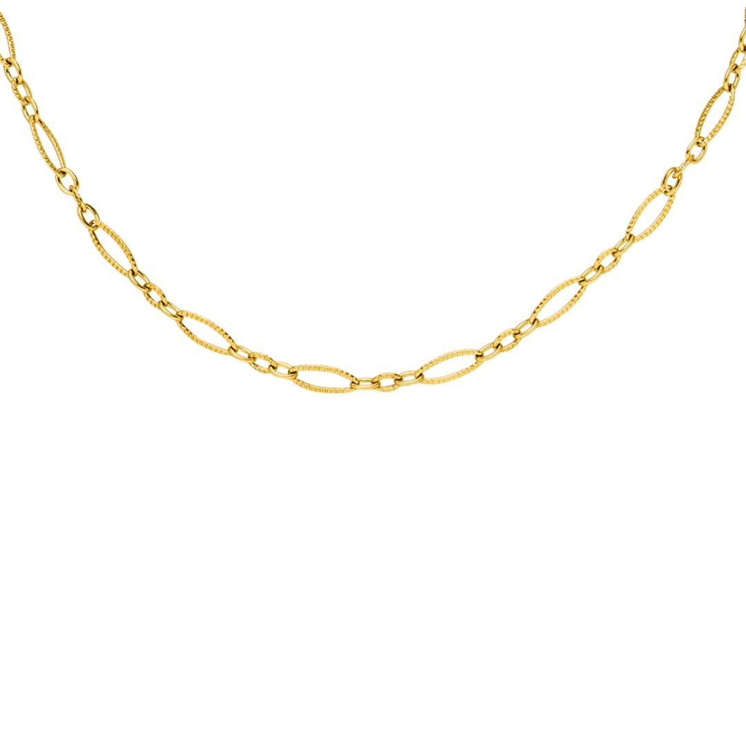 Damen Gliederkette 'Smooth Chain' gold