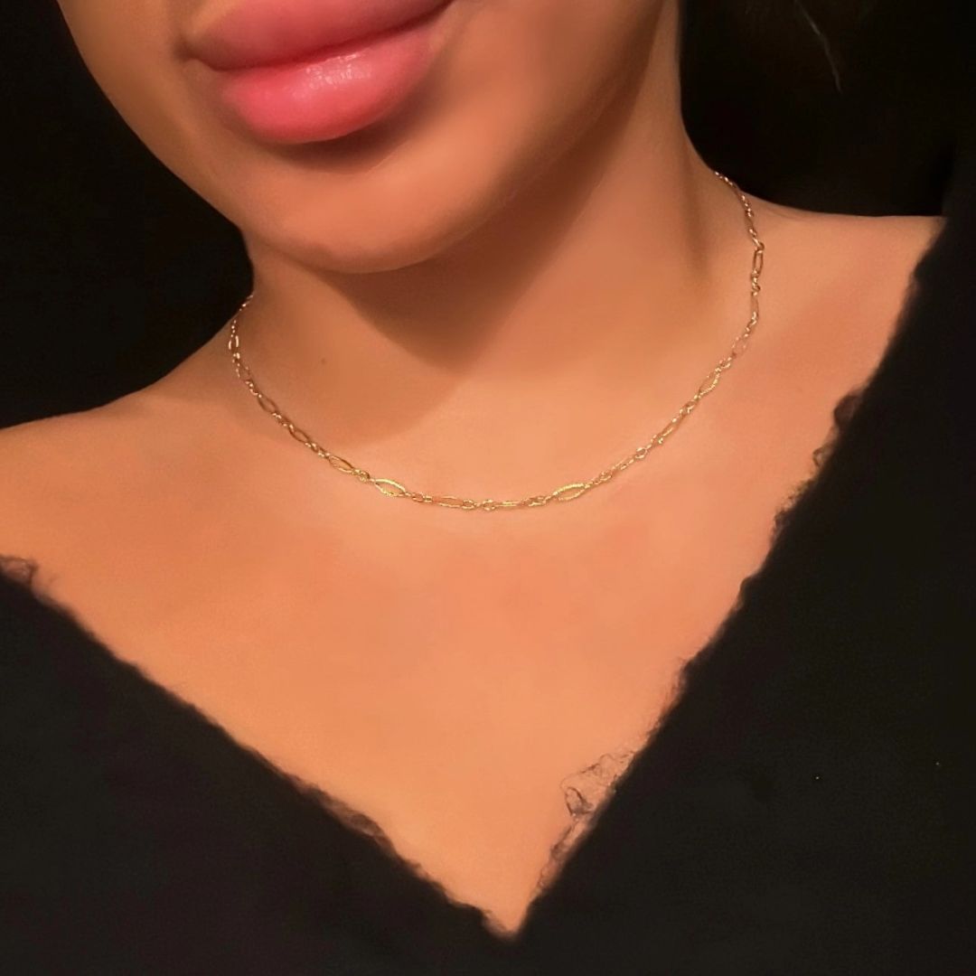 Damen Gliederkette 'Smooth Chain' gold