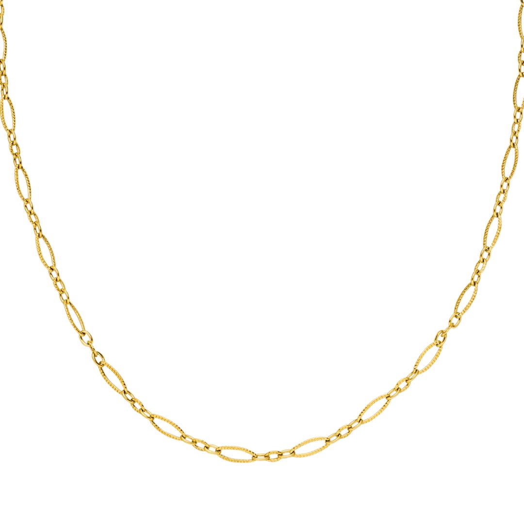Damen Gliederkette 'Smooth Chain' gold
