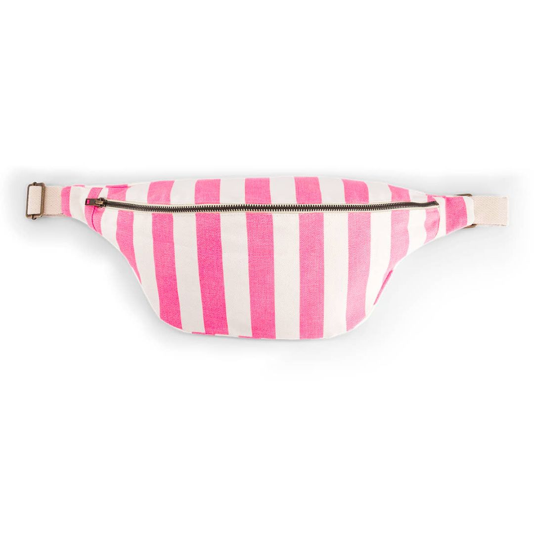 Gürteltasche neonpink gestreift