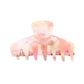 Damen Haarklammer Sheet rosa