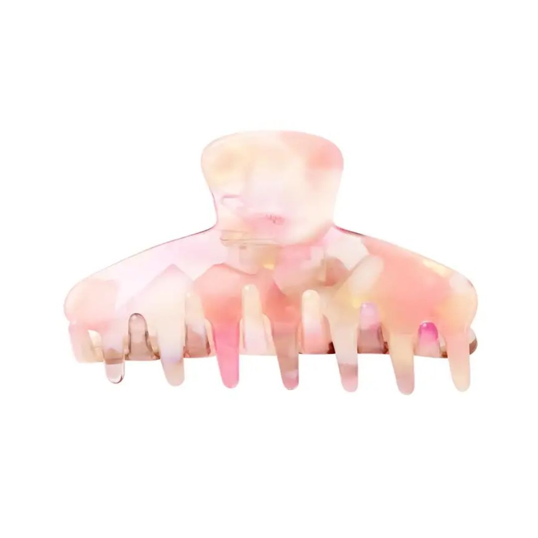 Damen Haarklammer Sheet rosa