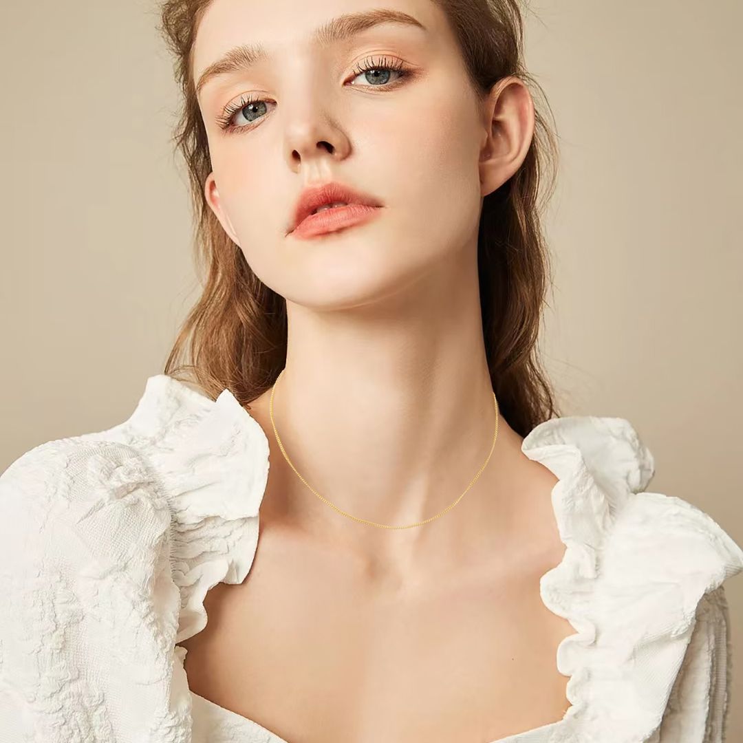 Damen Halskette 'Basic' gold