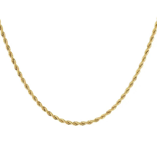 Damen Halskette 'Twisted' gold