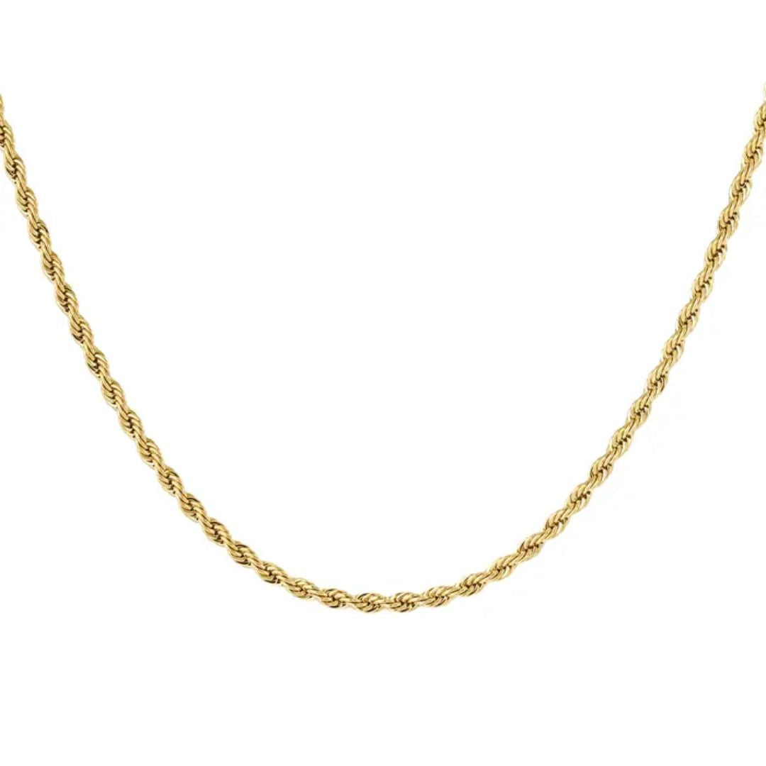 Damen Halskette 'Twisted' gold