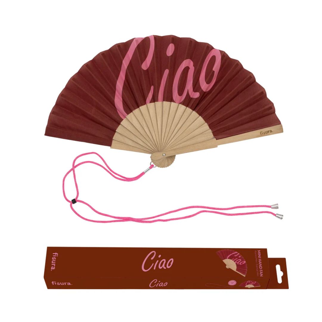 Damen Handfächer 'Ciao'