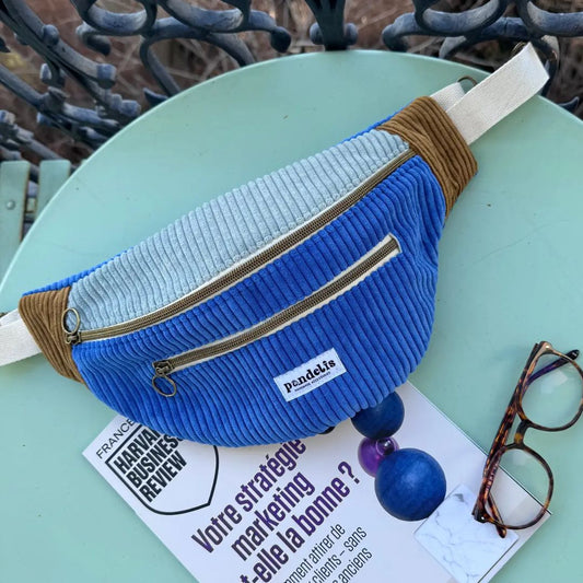 Damen Hipbag Banane 'Theseus' blau